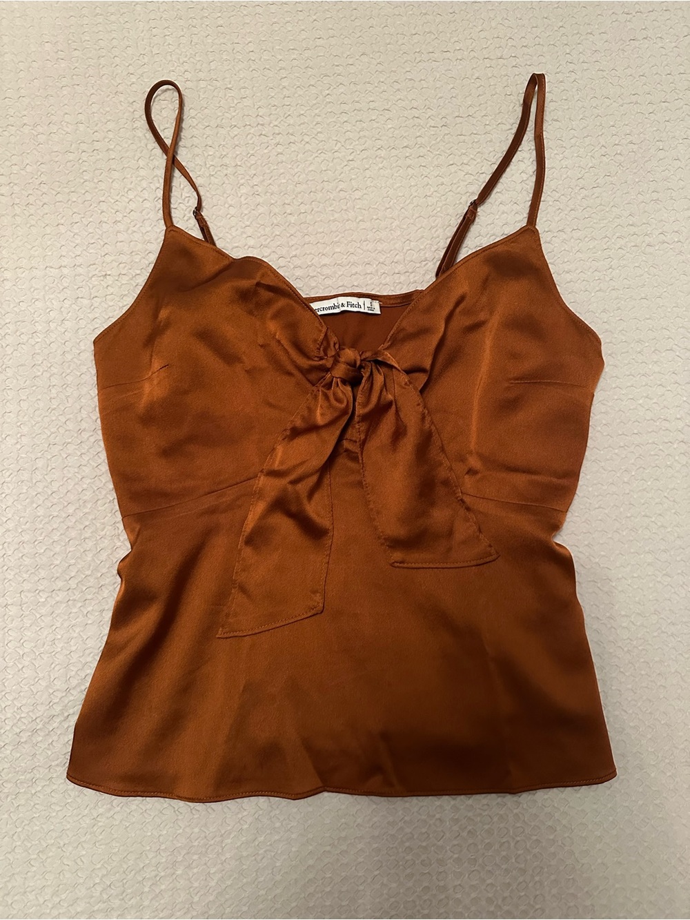 Abercrombie Satin Tie-Front Cami